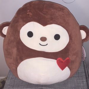 16 inch Momo the Valentine’s Monkey Squishmallow with tags